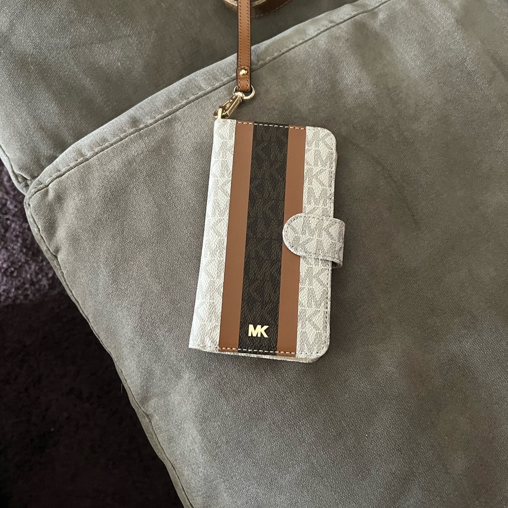 Michael Kors iPhone X wallet phone case.
